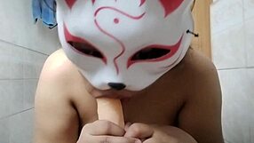 mmm sucking this dildo hard for you viewers 😘 could be your cock sexyasianvidx