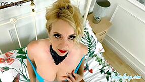 ever seen busty milf lucy tease in net dress and stockings?