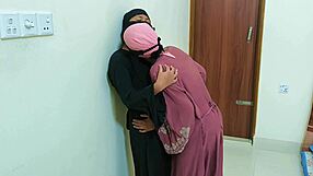 Desi Lesbian Bhabhi Rams Big Dildo in Bedroom Natural Tits Short Hair Homemade Play
