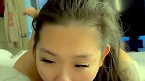 i sloppily deepthroat choke gag on best friend's huge interracial cock pov!