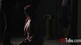 Bound blindfolded redhead milf dominated rough big ass tits fucked hardcore bed