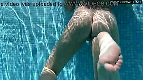 jessica lincoln's pink bikini pool tease leaves me aching for more