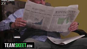 Step-Granddaughter Slut Bent Over for Old Man's Rough Pussy Fuck
