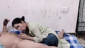 Indian coed tempts teacher into rough hardcore pussy pounding session