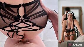 priest, destroy this lustful nun's ass with your monster cock till she's broken