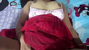 Sexy Indian bhabhi bent over banged doggystyle by lucky man painful rough newlywed full video