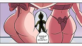Blonde big tits milf in comic threesome creampied by Vegeta's monster interracial cock rough