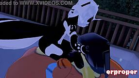 vrchat panda girl sucks and rides erpleasure beizel's horny cock