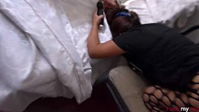 Huge DILDO Deflowers Beautiful Slut's Insatiable Ass!