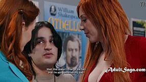Hey I caught stepmom Lauren Phillips and Siri Dahl with teacher Elias Cash now what