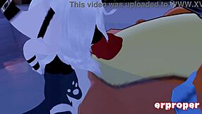 vrchat panda girl sucks and rides erpleasure beizel's horny cock