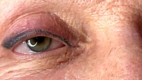 Mature Cougar Takes Face Fucking, Huge Cum Load Covers Her Eyes and Face!