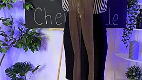 wanna see this sexy mature teacher dancing in sheer brown pantyhose at the club?