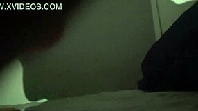 wife gulps down big cock cum in homemade bedroom blowjob