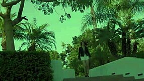 Guy pumps her shaved pussy missionary then blasts cum on flat belly and small tits