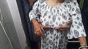 indian desi aunty getting sexy with her lover in hot action