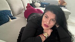 Latina milf strains ass with farting faces and effort