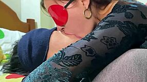 Colombian Stepsis Delivers Deep Wet French Kiss to Stepsis in Taboo Tease