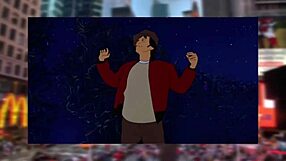 check out this remake of lazy review 87 from ralph bakshi's cool world and american pop vibes.