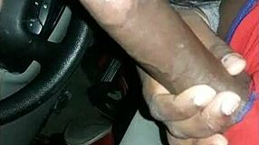 Deepthroat sloppy blowjob from ebony babe leaves cum dripping everywhere in black passion