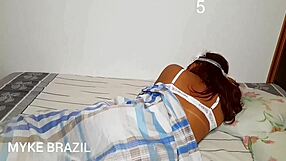 i came home to brunette latina in fantasy outfit fucked her tight pussy hard