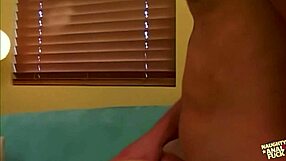 imagine tall blonde spoiling her pierced cutie with deep missionary loving