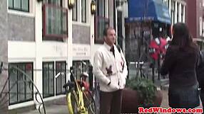 Hey bigtitted Dutch hooker, suck that cock before we fuck doggystyle