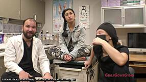 Jasmine Rose Endures Humiliating Immigration Physical with Feet Tickling and Pussy Spreading
