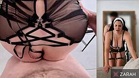 priest, destroy this lustful nun's ass with your monster cock till she's broken