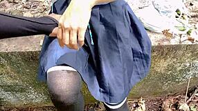 I can't stop thinking about that curvy college Asian babe I fucked deep in the abandoned cemetery after fingering her wet pussy and watching her deepthroat my cock