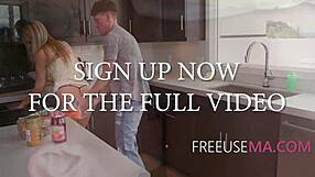 BIG TITS BABYSITTER FUCKED DOGGY OUTDOOR WHILE WATCHING FREEUSEMA