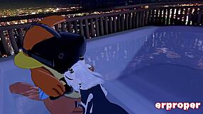 vrchat panda girl sucks and rides erpleasure beizel's horny cock