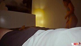 i sneaked into stepson's bed and secretly deepthroated his cock swallowing every drop