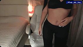 Mlady's perky nipples and milf clit tease lead to ripped clothes pussy vibing