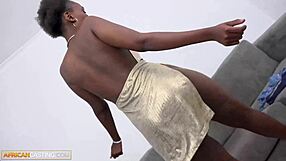 wanna see saggy tits ebony suck cock for casting job?
