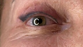 Mature Cougar Takes Face Fucking, Huge Cum Load Covers Her Eyes and Face!