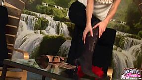 these skinny teen jeans hide perfect panties babe