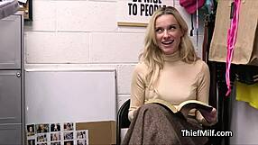 dildo thief milf housewife caught spying at work clothes ripped for hardcore pounding