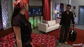 Big Tits Cougar Seduces Virgin for First Fuck?
