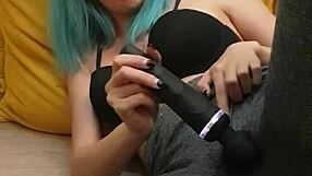 She fingers her wet pussy in tight yoga leggings after classroom vibrator play squirting everywhere