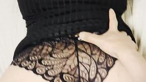 curvy latina wife bends doggy then slams back for ass cream fill