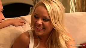 alexis flashes big tits bending over to lure husband's monster cock bukkake shower