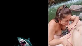 i crave my venezuelan stepmom's raw outdoor milf pussy fuck by the river no condom