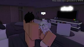Roblox Furry Girl Bathes Blows Fucks in Hotel Shower Self Roleplay Story
