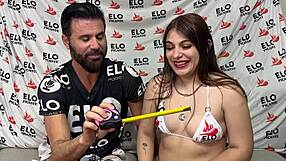 Latina Valentina Alva Spanks Big Ass with Banana in Spicy Tease