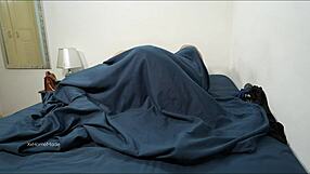 Petite Latina Teen Shares Bed with Stepbro and Gets Unexpected Creampie Fuck