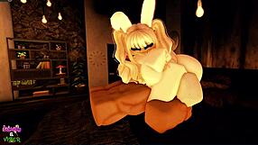 Bunny cosplay slut fucked hard