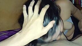 Ohhh madrastra rica chupando polla hijastro! Me encanta sacar leche con boca horny colombian milf