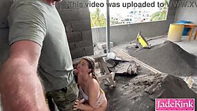 i chain this blue eyed blonde street slut outdoors and pound her ass creampie