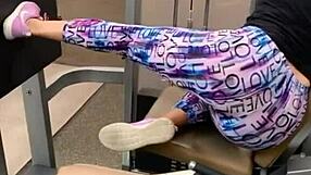 imagine those instagram fitness chicas' huge asses straining latex leggings at the gym